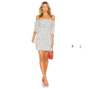 Lovers and Friends // Ruched Floral Dress